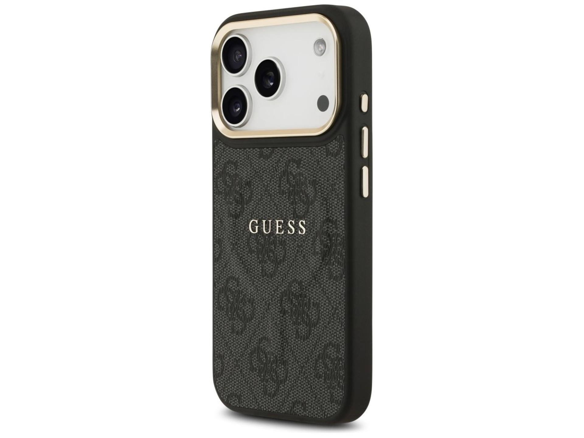 Capa Guess 4G PU Classic Logo MagSafe para iPhone 17 Pro - preta