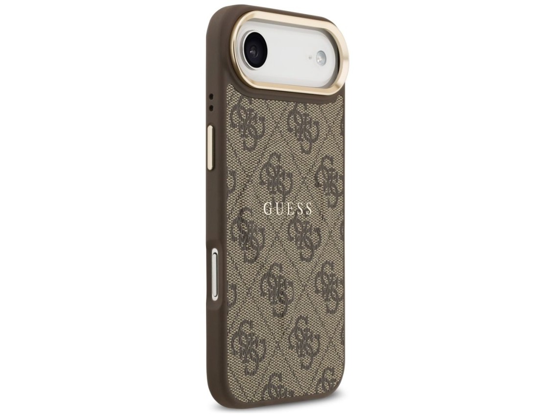Guess 4G PU Classic Logo MagSafe Case for iPhone 17 Air - Brown