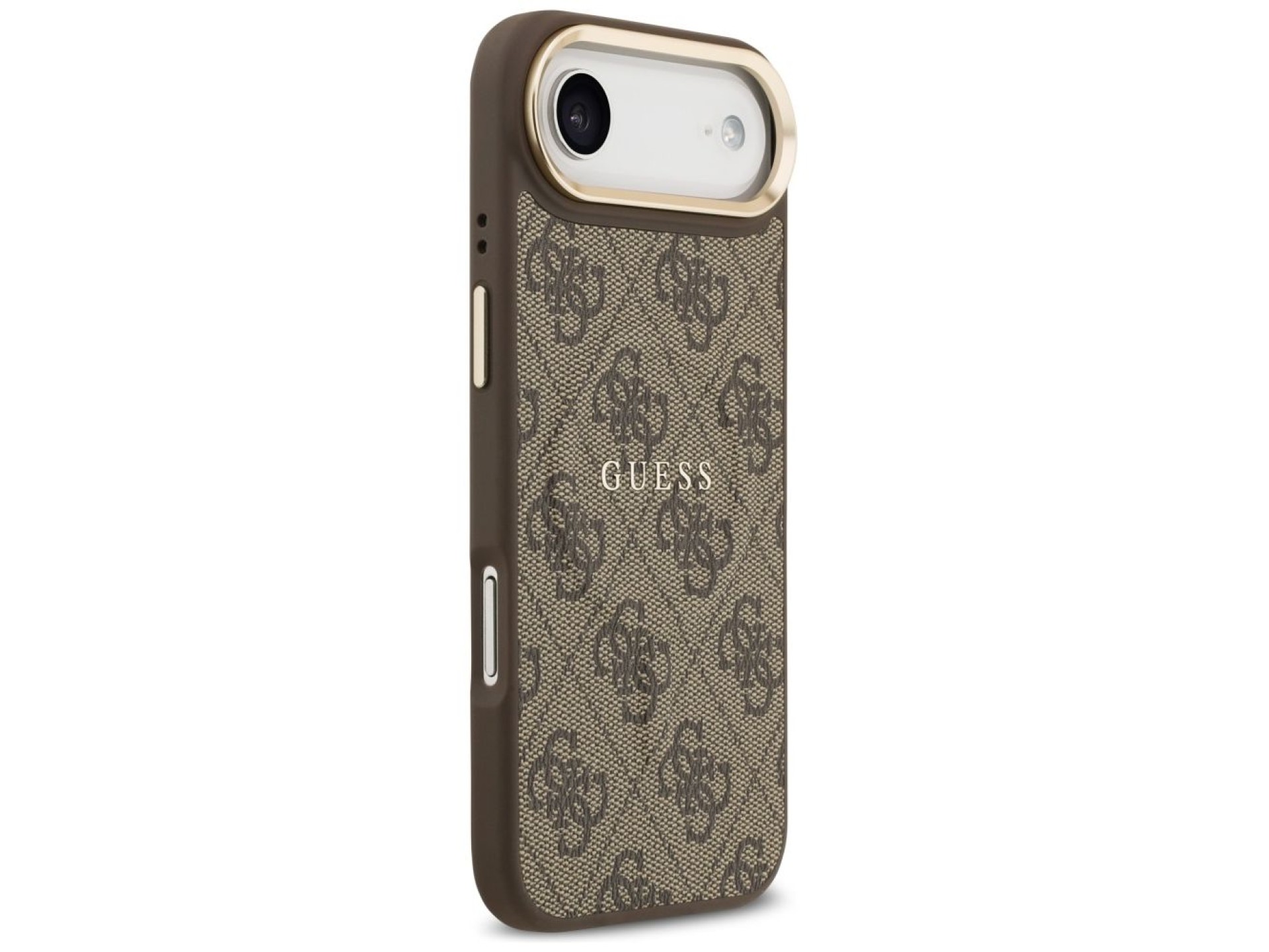Guess 4G PU Classic Logo MagSafe Case for iPhone 17 Air - Brown