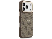 Guess 4G PU Classic Logo MagSafe Case for iPhone 17 Pro - Brown