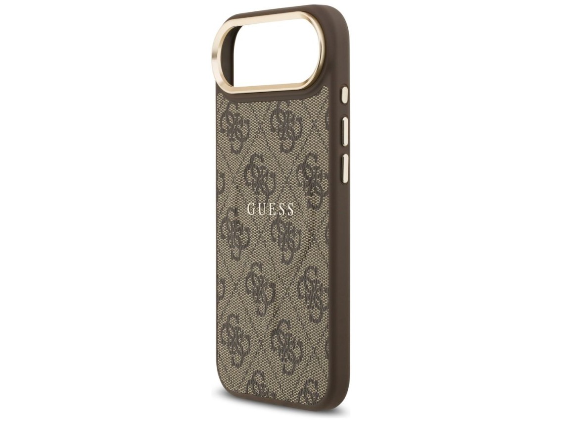 Guess 4G PU Classic Logo MagSafe Case for iPhone 17 Air - Brown