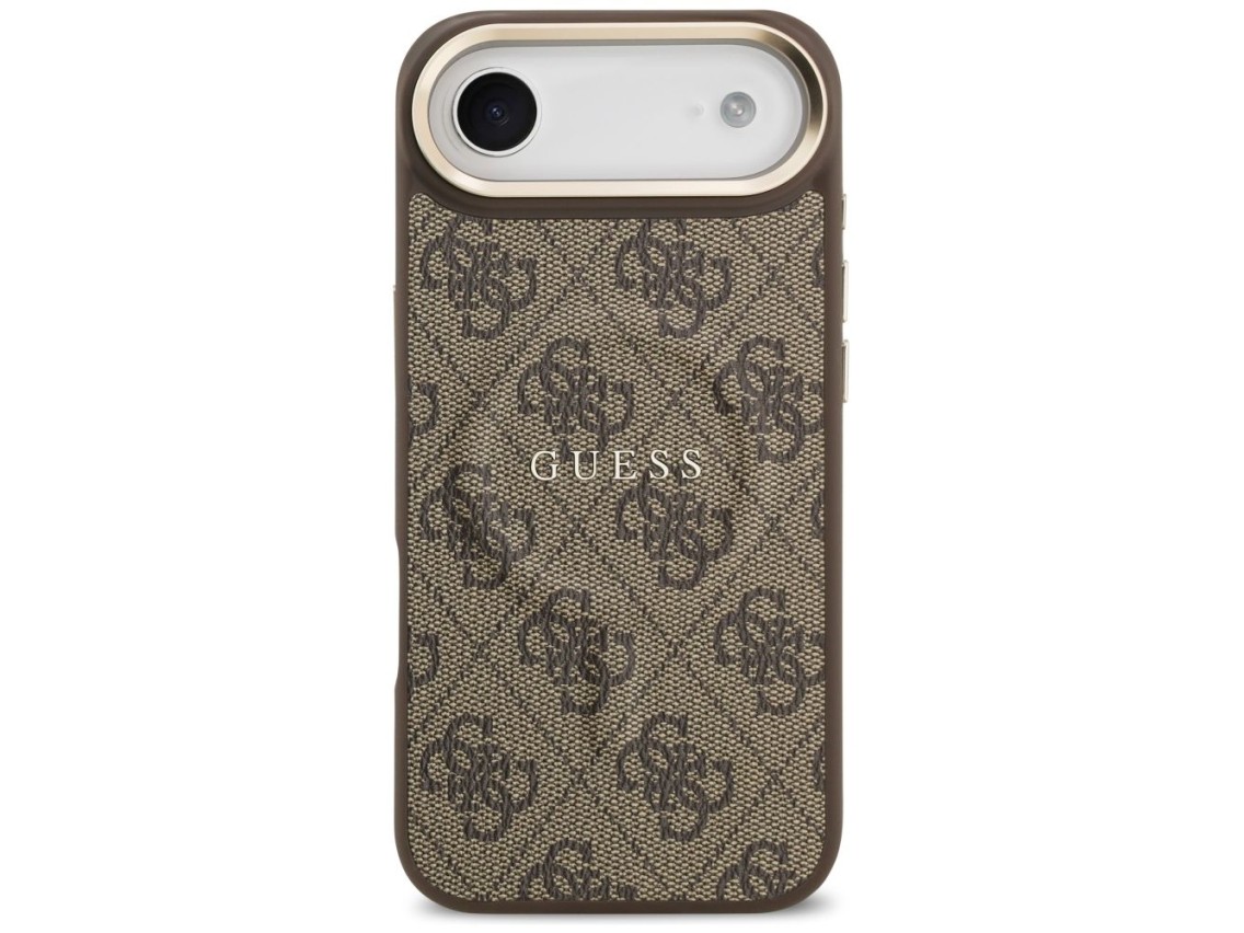 Guess 4G PU Classic Logo MagSafe Case for iPhone 17 Air - Brown