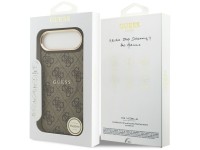 Guess 4G PU Classic Logo MagSafe Case for iPhone 17 Air - Brown