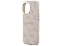 Capa Guess 4G PU Classic Logo MagSafe para iPhone 17 - Rosa Capa Guess 4G PU Classic Logo MagSafe para iPhone 17 - Rosa