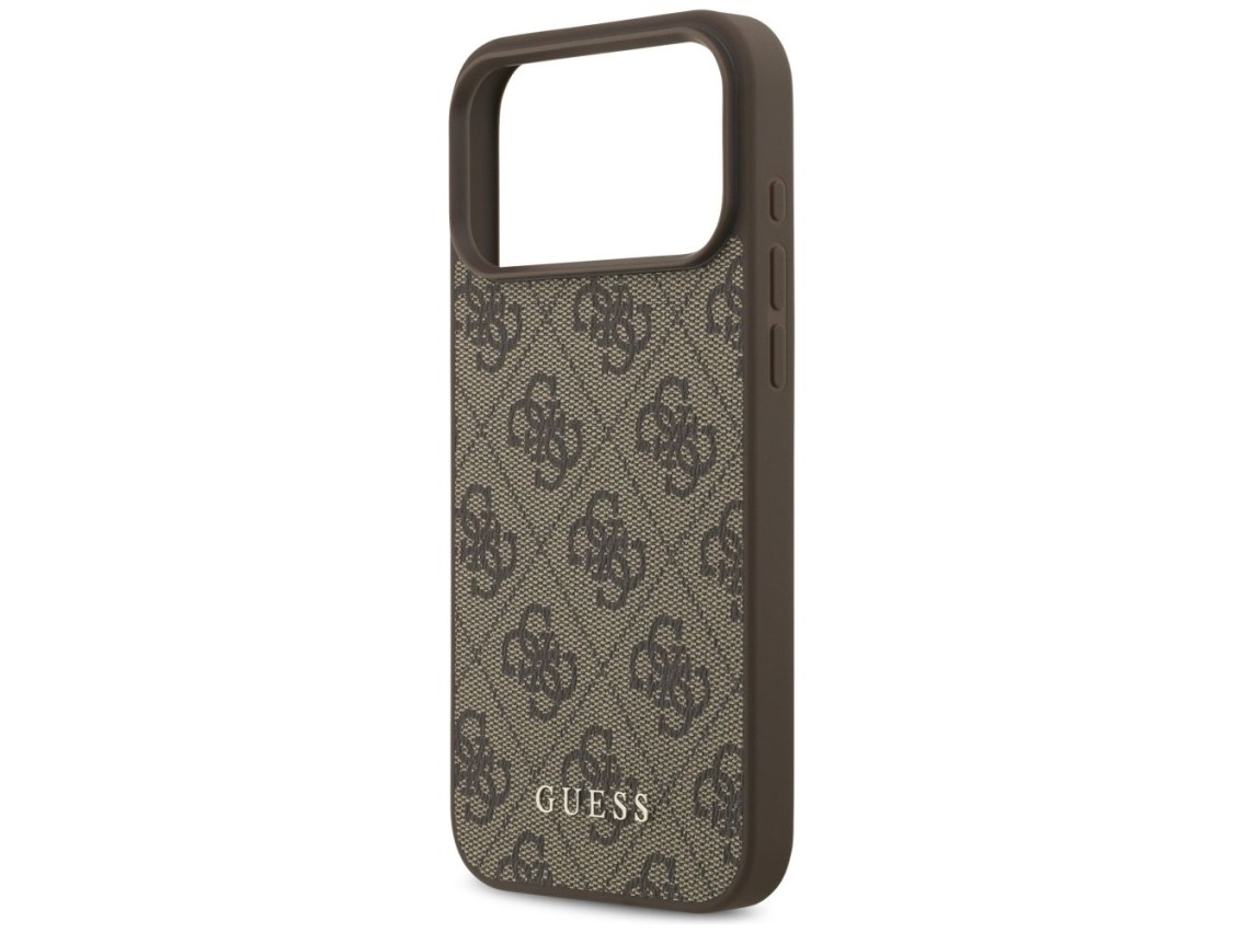 Guess 4G Classic Case for iPhone 17 Pro Max - Brown