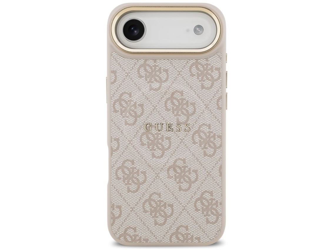 Guess 4G PU Classic Logo MagSafe Case for iPhone 17 Air - Pink