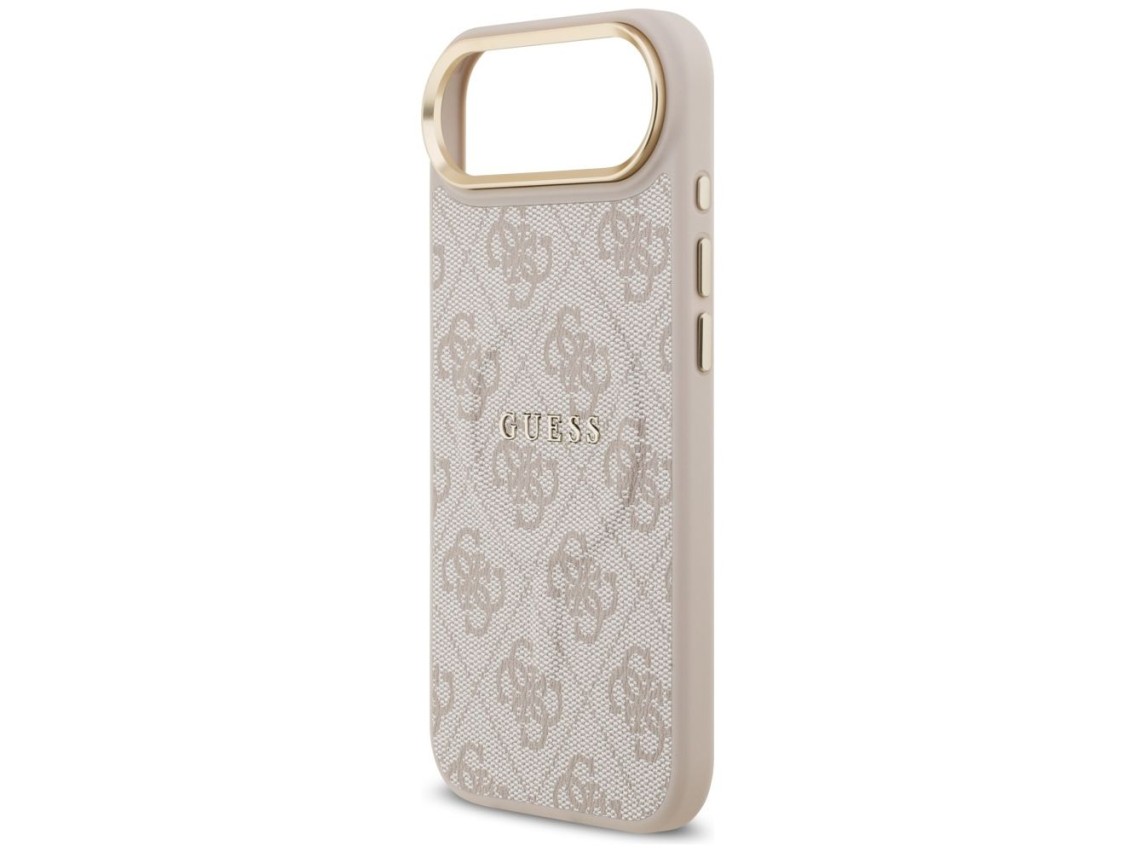 Guess 4G PU Classic Logo MagSafe Case for iPhone 17 Air - Pink
