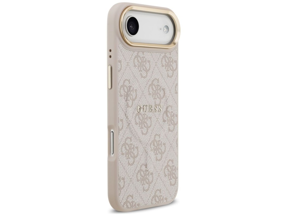 Guess 4G PU Classic Logo MagSafe Case for iPhone 17 Air - Pink