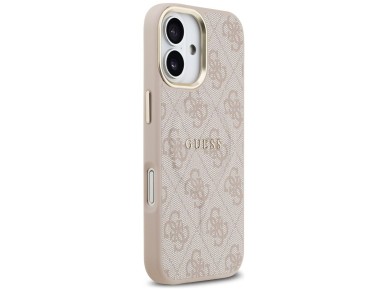 Guess 4G PU Classic Logo MagSafe Case for iPhone 17 - Pink Guess 4G PU Classic Logo MagSafe Case for iPhone 17 - Pink