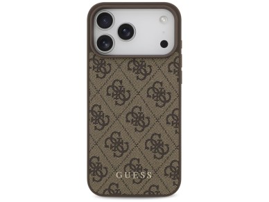 Capa Guess 4G Classic para iPhone 17 Pro Max - Marrom Capa Guess 4G Classic para iPhone 17 Pro Max - Marrom
