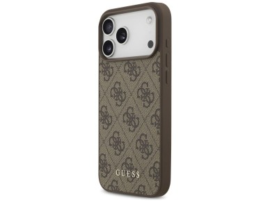 Capa Guess 4G Classic para iPhone 17 Pro Max - Marrom Capa Guess 4G Classic para iPhone 17 Pro Max - Marrom