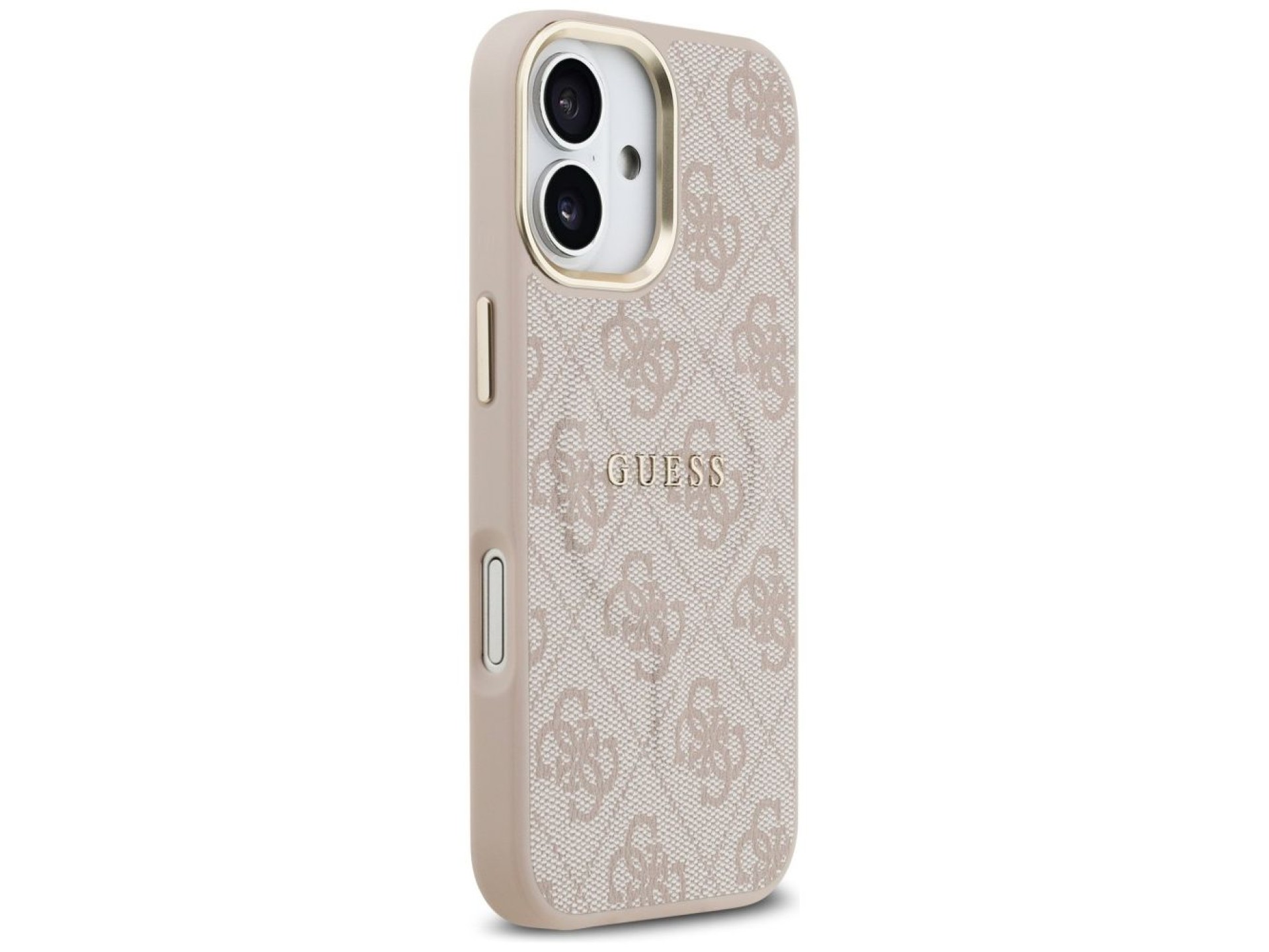 Capa Guess 4G PU Classic Logo MagSafe para iPhone 17 - Rosa