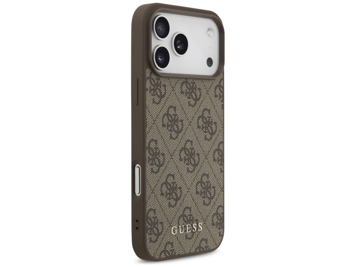 Guess 4G Classic Case for iPhone 17 Pro Max - Brown