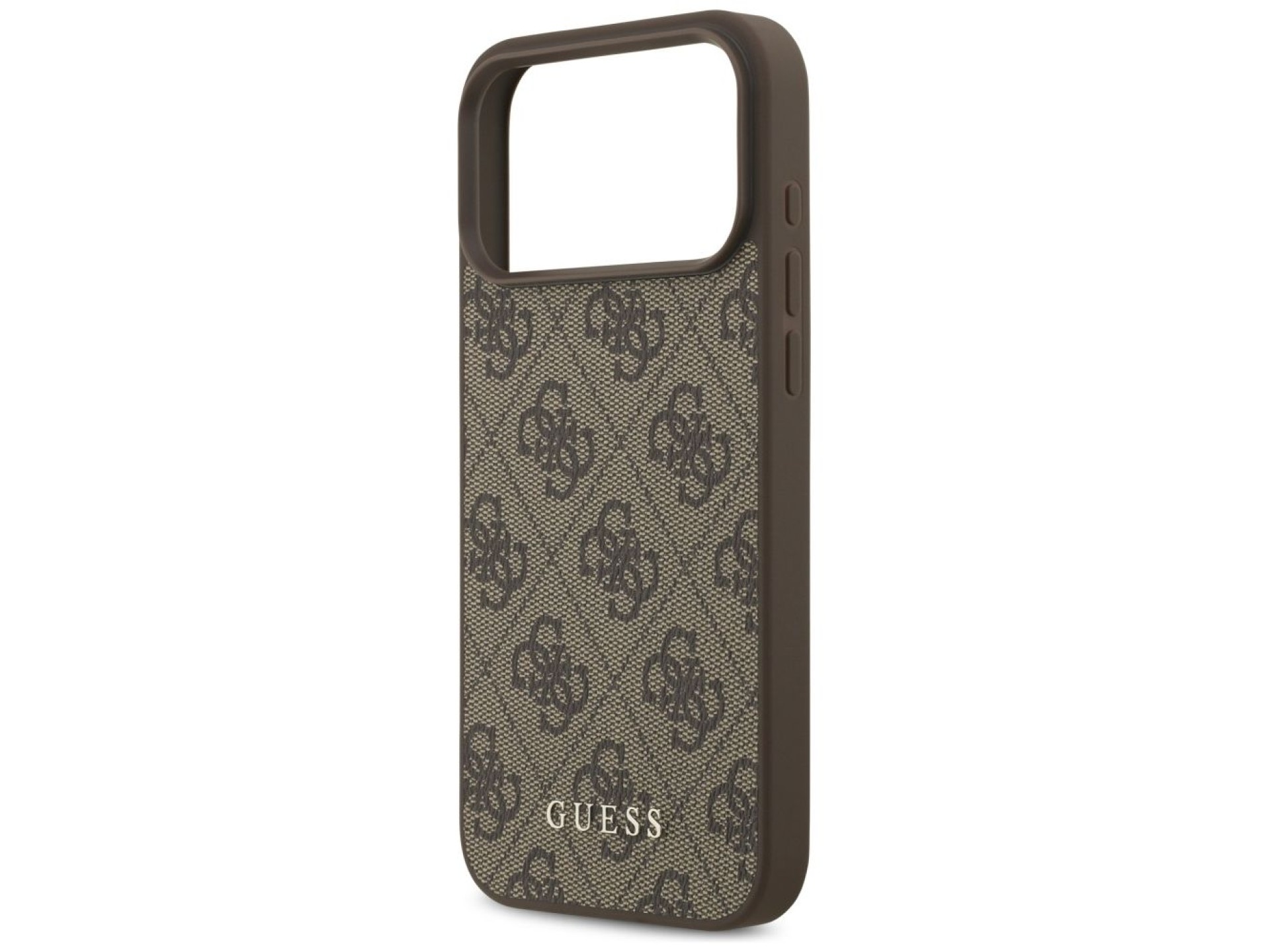 Guess 4G Classic Case for iPhone 17 Pro Max - Brown