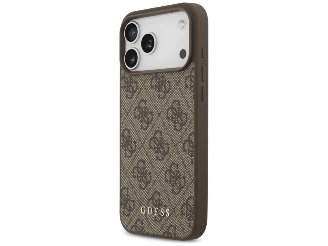 Guess 4G Classic Case for iPhone 17 Pro Max - Brown