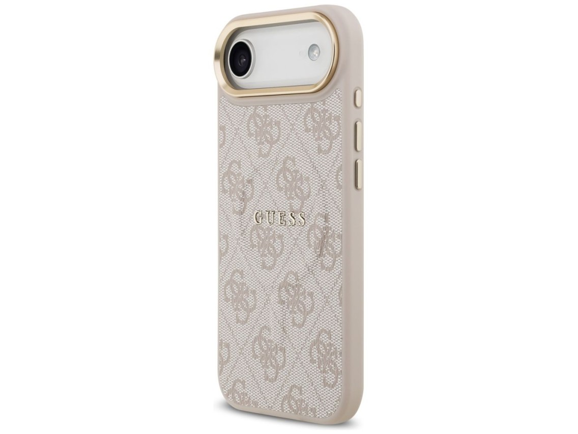 Guess 4G PU Classic Logo MagSafe Case for iPhone 17 Air - Pink