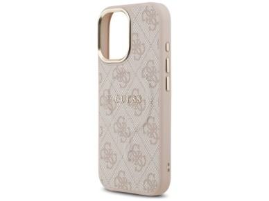 Guess 4G PU Classic Logo MagSafe Case for iPhone 17 - Pink Guess 4G PU Classic Logo MagSafe Case for iPhone 17 - Pink