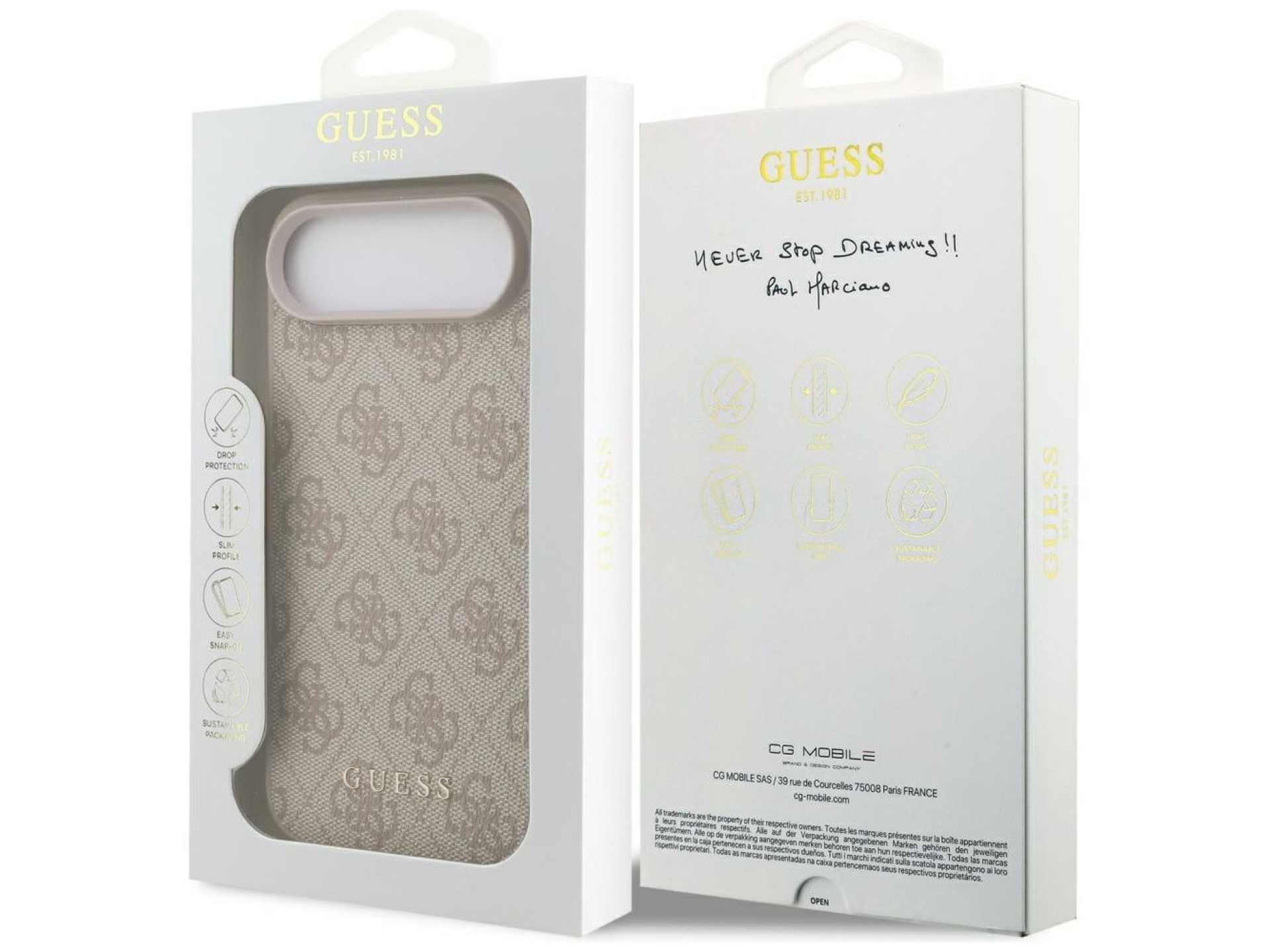 Funda Guess 4G Classic para iPhone 17 Air - Rosa