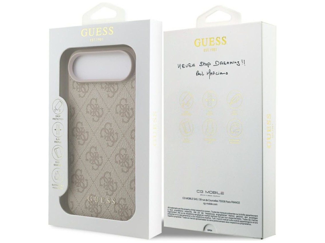 Funda Guess 4G Classic para iPhone 17 Air - Rosa