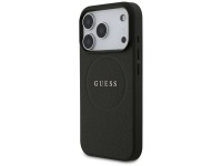 Guess Grained Ring MagSafe case for iPhone 17 Pro - black