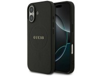Capa Guess Granulada com Anel e MagSafe para iPhone 17 - preta Capa Guess Granulada com Anel e MagSafe para iPhone 17 - preta