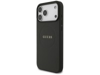 Guess Grained Ring MagSafe case for iPhone 17 Pro Max - black Guess Grained Ring MagSafe case for iPhone 17 Pro Max - black