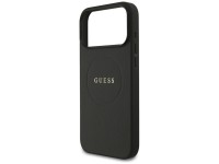 Guess Grained Ring MagSafe case for iPhone 17 Pro Max - black Guess Grained Ring MagSafe case for iPhone 17 Pro Max - black