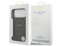 Capa Guess 4G Ring Classic Logo MagSafe para iPhone 17 Pro Max - preta
