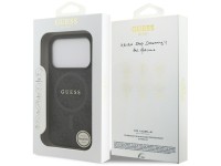 Capa Guess 4G Ring Classic Logo MagSafe para iPhone 17 Pro - preta Capa Guess 4G Ring Classic Logo MagSafe para iPhone 17 Pro - preta
