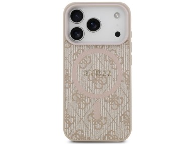 Guess 4G Ring Classic Logo MagSafe Case for iPhone 17 Pro - Pink Guess 4G Ring Classic Logo MagSafe Case for iPhone 17 Pro - Pink