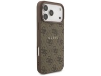 Guess 4G Ring Classic Logo MagSafe Case for iPhone 17 Pro Max - Brown Guess 4G Ring Classic Logo MagSafe Case for iPhone 17 Pro Max - Brown