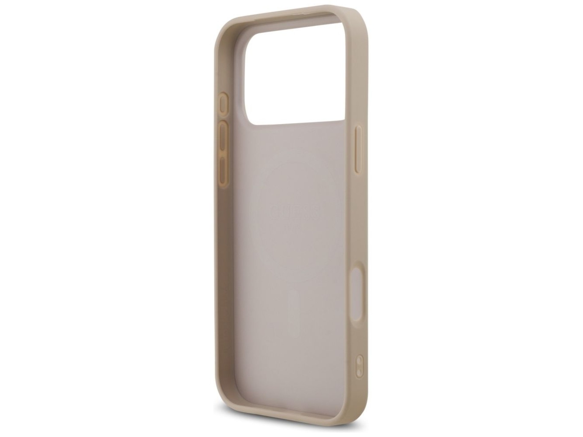 Funda Guess 4G Ring Classic Logo MagSafena para iPhone 17 Pro Max - Rosa