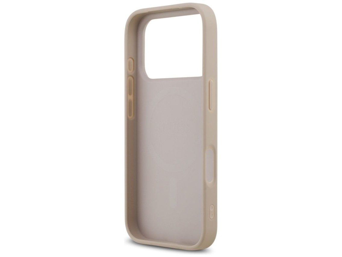 Guess 4G Ring Classic Logo MagSafe Case for iPhone 17 Pro - Pink