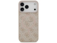 Funda Guess 4G Ring Classic Logo MagSafena para iPhone 17 Pro Max - Rosa