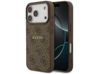 Capa Guess 4G Ring Classic Logo MagSafe para iPhone 17 Pro - Marrom Capa Guess 4G Ring Classic Logo MagSafe para iPhone 17 Pro - Marrom
