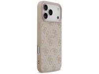 Funda Guess 4G Ring Classic Logo MagSafena para iPhone 17 Pro Max - Rosa
