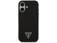 Funda Guess de silicona con logo triangular y MagSafe para iPhone 17 - Negra Funda Guess de silicona con logo triangular y MagSafe para iPhone 17 - Negra