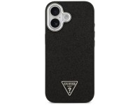 Guess Glitter Triangle Logo MagSafe Case for iPhone 17 - Black Guess Glitter Triangle Logo MagSafe Case for iPhone 17 - Black