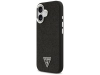 Guess Glitter Triangle Logo MagSafe Case for iPhone 17 - Black Guess Glitter Triangle Logo MagSafe Case for iPhone 17 - Black