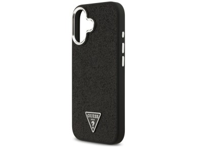 Guess Glitter Triangle Logo MagSafe Case for iPhone 17 - Black Guess Glitter Triangle Logo MagSafe Case for iPhone 17 - Black