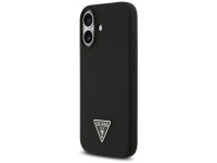 Funda Guess de silicona con logo triangular y MagSafe para iPhone 17 - Negra Funda Guess de silicona con logo triangular y MagSafe para iPhone 17 - Negra