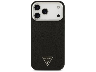 Guess Glitter Triangle Logo MagSafe Case for iPhone 17 Pro Max - Black Guess Glitter Triangle Logo MagSafe Case for iPhone 17 Pro Max - Black