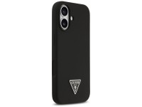 Funda Guess de silicona con logo triangular y MagSafe para iPhone 17 - Negra Funda Guess de silicona con logo triangular y MagSafe para iPhone 17 - Negra