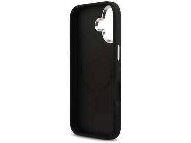 Guess Glitter Triangle Logo MagSafe Case for iPhone 17 - Black Guess Glitter Triangle Logo MagSafe Case for iPhone 17 - Black
