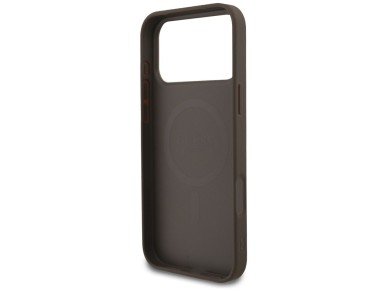 Guess 4G Ring Classic Logo MagSafe Case for iPhone 17 Pro Max - Brown Guess 4G Ring Classic Logo MagSafe Case for iPhone 17 Pro Max - Brown