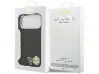 Guess Glitter Triangle Logo MagSafe Case for iPhone 17 Pro Max - Black Guess Glitter Triangle Logo MagSafe Case for iPhone 17 Pro Max - Black