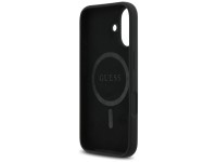 Funda Guess de silicona con logo triangular y MagSafe para iPhone 17 - Negra Funda Guess de silicona con logo triangular y MagSafe para iPhone 17 - Negra