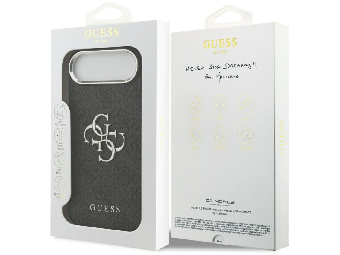 Guess 4G Big 4G Classic Logo case for iPhone 17 Air - black