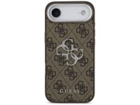 Guess 4G Big 4G Classic Logo case for iPhone 17 Air - brown and silver Guess 4G Big 4G Classic Logo case for iPhone 17 Air - brown and silver