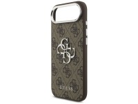 Guess 4G Big 4G Classic Logo case for iPhone 17 Air - brown and silver Guess 4G Big 4G Classic Logo case for iPhone 17 Air - brown and silver
